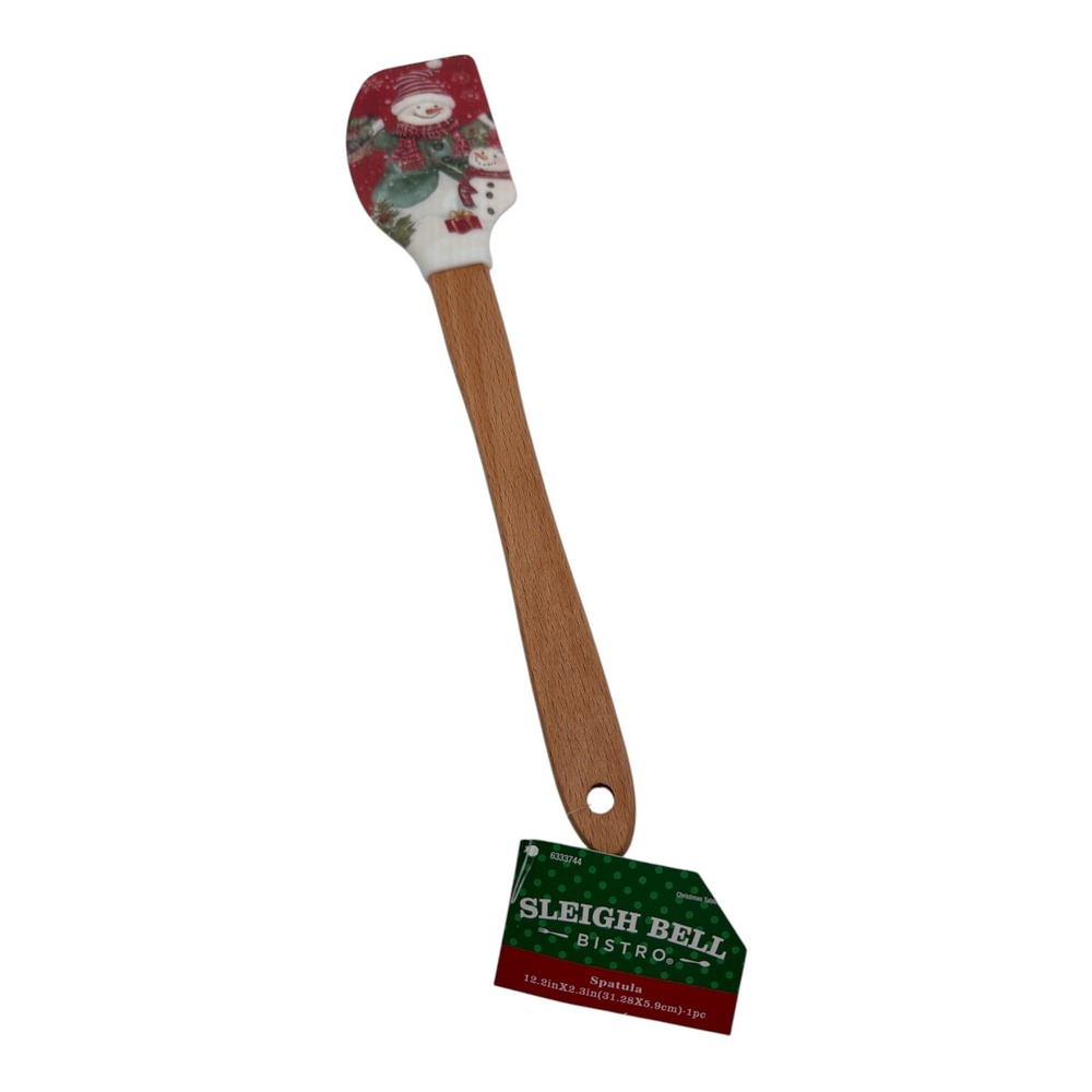 Sleigh Bell Bistro Hobby Lobby Snowman silicone spatula NWT